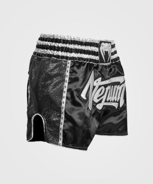 Venum Absolute 2.0 Naisten Muay Thai Shortsit Mustat Hopea | 02314-PQKU | Suomi