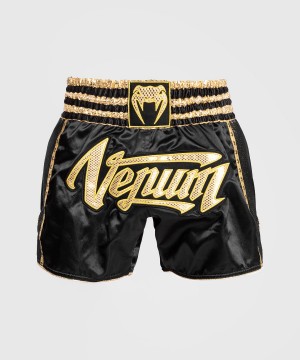 Venum Absolute 2.0 Naisten Muay Thai Shortsit Mustat Kultaiset | 15398-MHUR | Suomi