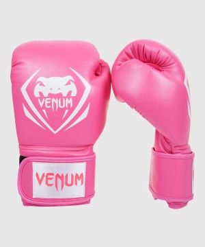 Venum Contender(Muay Thai) Naisten Nyrkkeilyhanskat Pinkki | 95608-TQNZ | Suomi