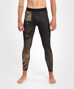 Venum Gorilla Jungle Spats(Compression) Miesten Leggings Mustat Harmaat | 20745-HEIO | Suomi