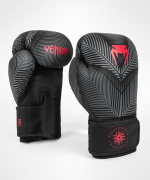 Venum Phantom(Muay Thai) Miesten Nyrkkeilyhanskat Mustat Punainen | 06921-XDOE | Suomi