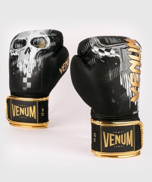 Venum Skull(Muay Thai) Miesten Nyrkkeilyhanskat Mustat | 75420-SJXA | Suomi