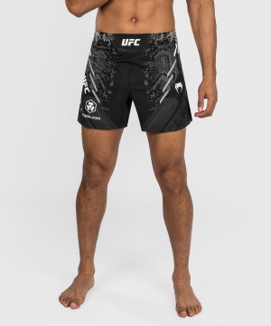 Venum UFC Adrenaline by Venum Authentic Fight Night Lyhyt Fit Miesten Nyrkkeilyshortsit Mustat | 20596-AJSL | Suomi