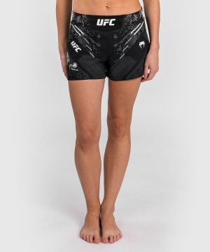 Venum UFC Adrenaline by Venum Authentic Fight Night Naisten Nyrkkeilyshortsit Mustat | 13594-QOBK | Suomi