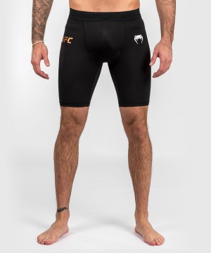 Venum UFC Adrenaline by Venum Fight Week Vale Tudo(Compression) Miesten Shortsit Mustat | 54382-XGBA | Suomi