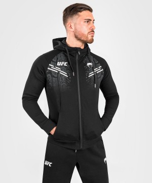 Venum UFC Adrenaline by Venum Replica Zip Miesten Huppari Mustat | 08642-TXLA | Suomi