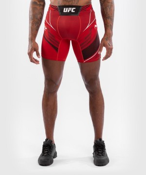 Venum UFC Authentic Fight Night Vale Long Fit Tudo (Compression) Miesten Shortsit Punainen | 69807-KVTU | Suomi