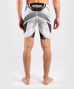 Venum UFC Authentic Fight Night Vale Long Fit Tudo (Compression) Miesten Shortsit Valkoinen | 97501-ITMX | Suomi