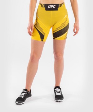 Venum UFC Authentic Fight Night Vale Long Fit Tudo Naisten Shortsit Keltainen | 48795-CVLM | Suomi