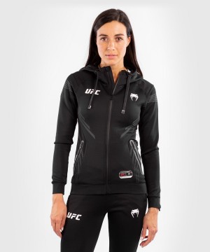 Venum UFC Authentic Fight Night Walkout Hoodie Naisten Takit Mustat | 20697-SHMI | Suomi