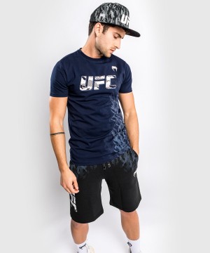 Venum UFC Authentic Fight Week Miesten Shortsit Mustat | 14287-ENDC | Suomi