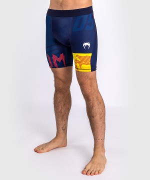 Venum Urheilu 05 Vale Tudo(Compression) Miesten Shortsit Sininen Keltainen | 01948-SBIN | Suomi