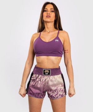 Venum x Kaz Naisten Muay Thai Shortsit Sininen | 82647-HTAR | Suomi