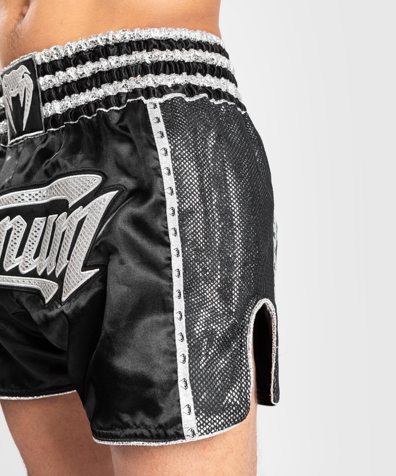 Venum Absolute 2.0 Naisten Muay Thai Shortsit Mustat Hopea | 02314-PQKU | Suomi