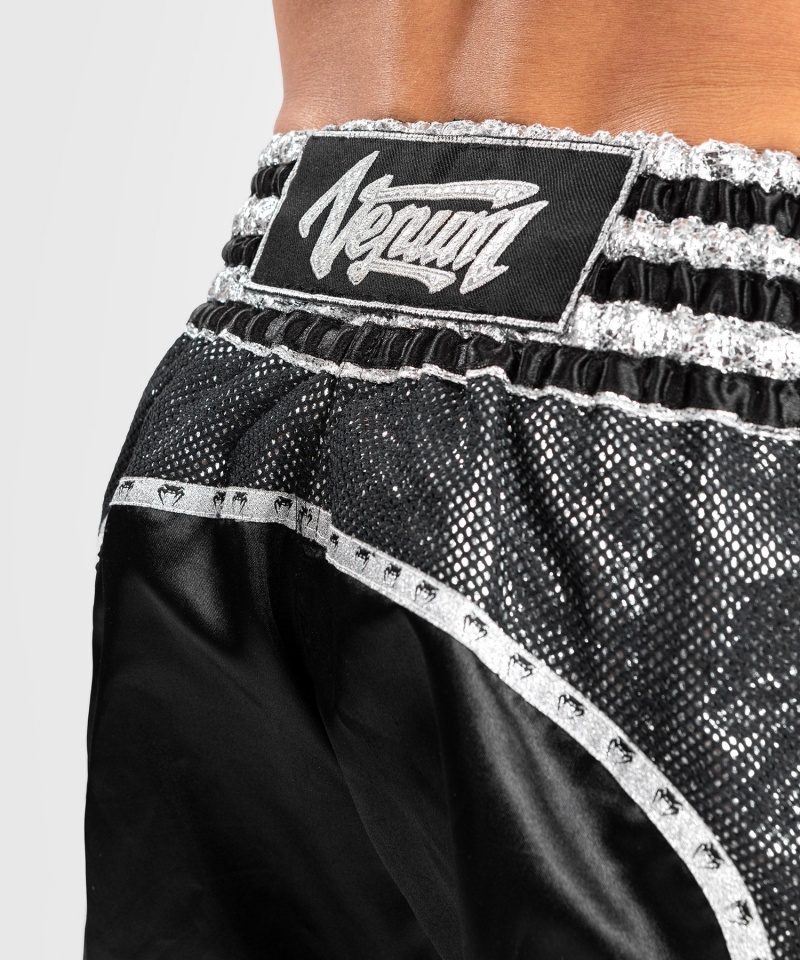 Venum Absolute 2.0 Naisten Muay Thai Shortsit Mustat Hopea | 02314-PQKU | Suomi