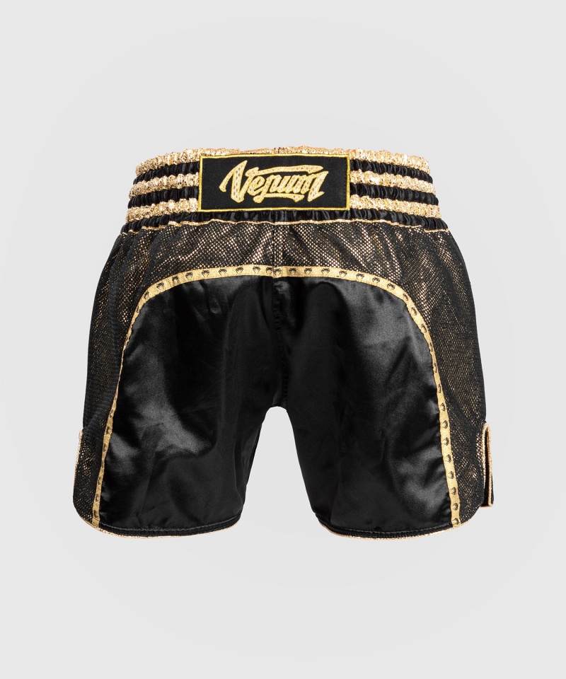 Venum Absolute 2.0 Naisten Muay Thai Shortsit Mustat Kultaiset | 15398-MHUR | Suomi