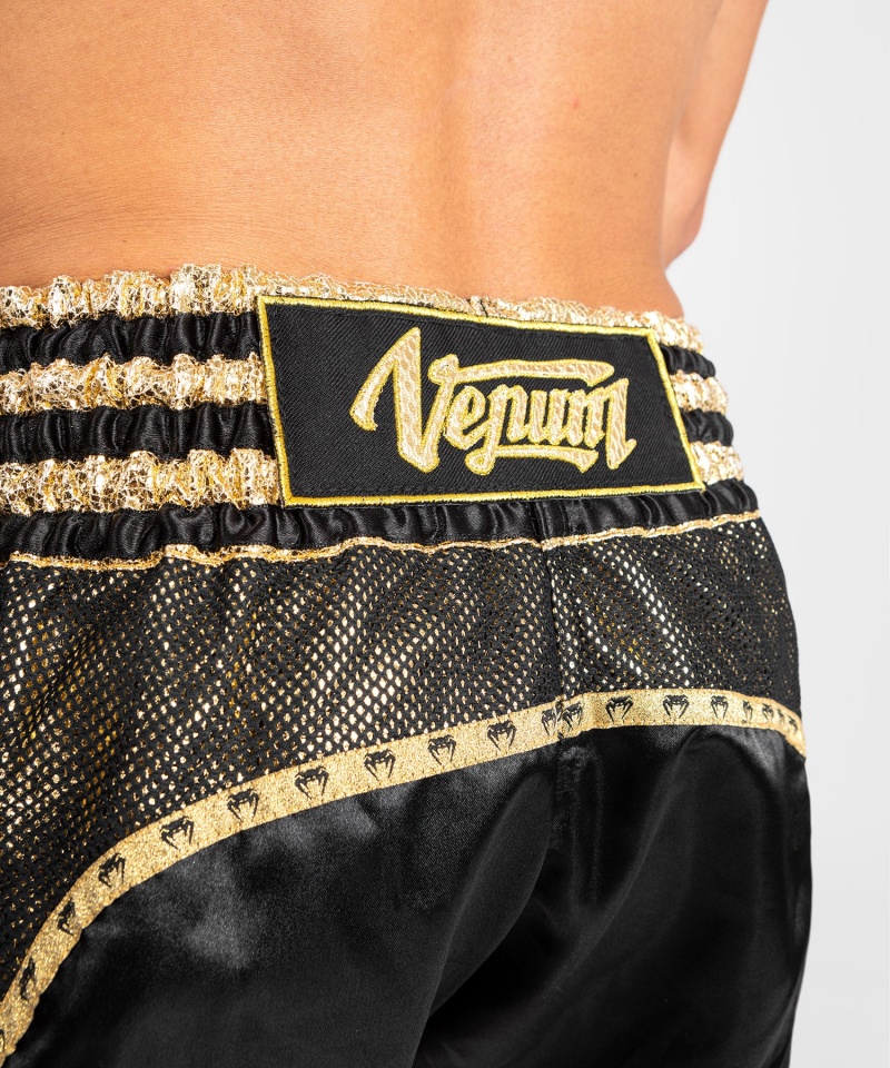 Venum Absolute 2.0 Naisten Muay Thai Shortsit Mustat Kultaiset | 15398-MHUR | Suomi