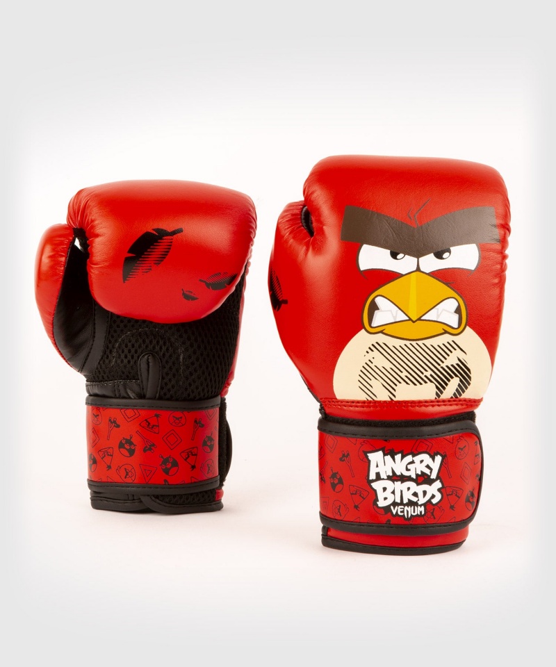 Venum Angry Birds(Muay Thai) Lasten Nyrkkeilyhanskat Punainen | 85170-XBTL | Suomi