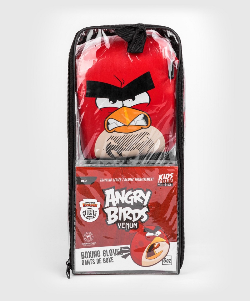 Venum Angry Birds(Muay Thai) Lasten Nyrkkeilyhanskat Punainen | 85170-XBTL | Suomi