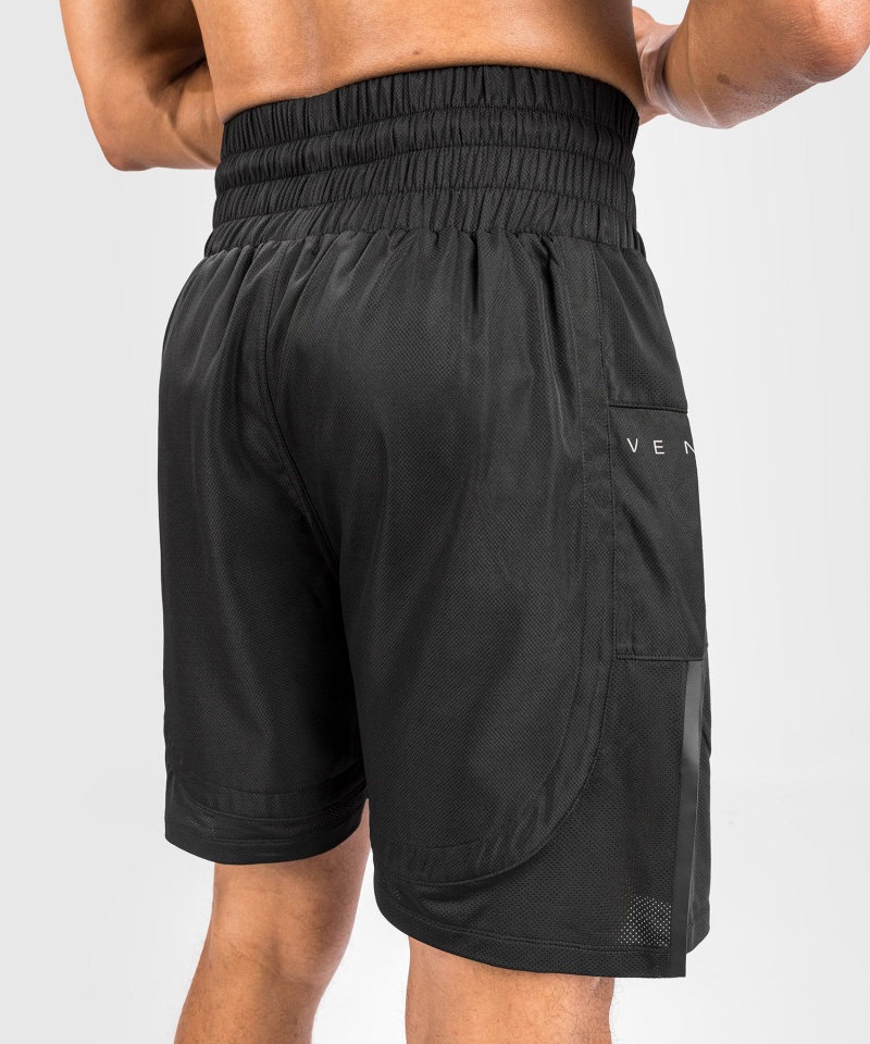 Venum Biomecha Boxing Miesten Shortsit Mustat Harmaat | 38745-MUEX | Suomi