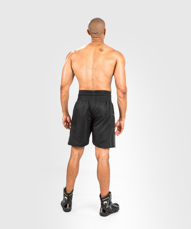 Venum Biomecha Boxing Miesten Shortsit Mustat Harmaat | 38745-MUEX | Suomi