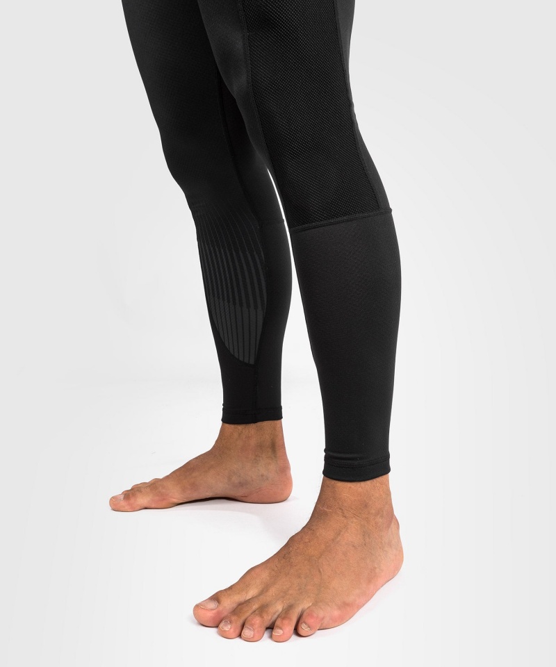 Venum Biomecha Spats(Compression) Miesten Leggings Mustat Harmaat | 27968-QZFW | Suomi