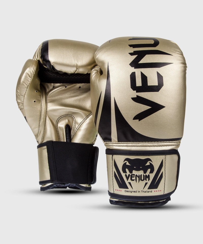 Venum Challenger 2.0(Muay Thai) Miesten Nyrkkeilyhanskat Kultaiset | 71950-SYFV | Suomi