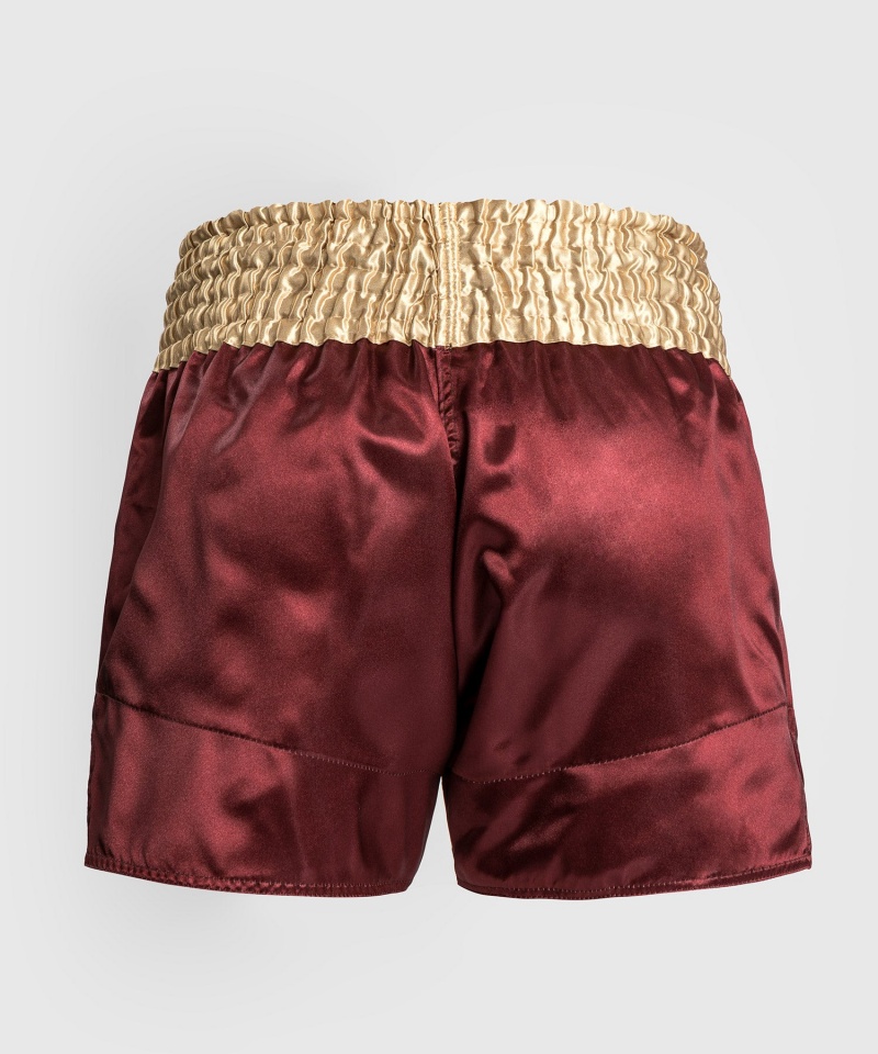 Venum Classic Miesten Muay Thai Shortsit Kultaiset Valkoinen | 26351-VGYN | Suomi