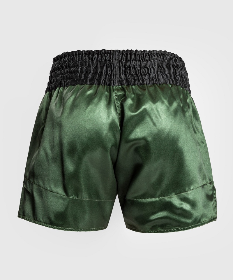 Venum Classic Miesten Muay Thai Shortsit Vihreä Mustat Kultaiset | 91675-SGQX | Suomi