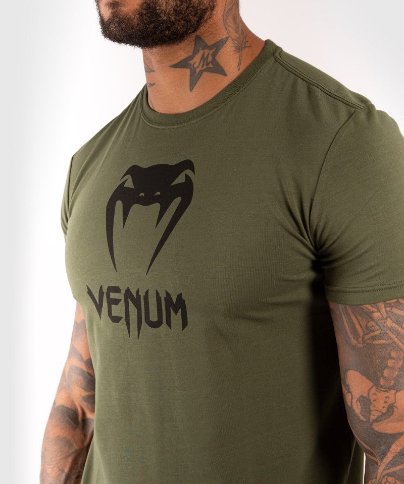 Venum Classic Miesten T-Paita Khaki | 78234-CDTE | Suomi