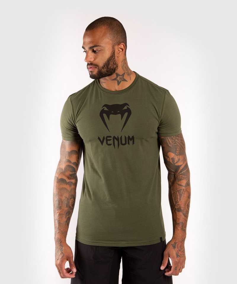 Venum Classic Miesten T-Paita Khaki | 78234-CDTE | Suomi