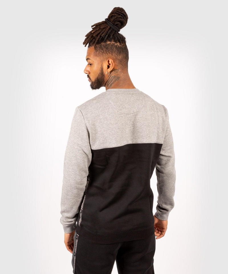 Venum Connect Crewneck Miesten Puserot Mustat Harmaat | 29415-TWUK | Suomi