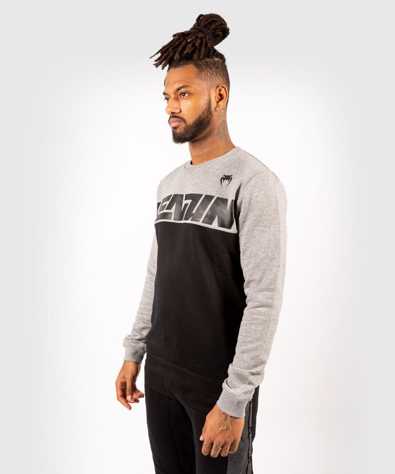 Venum Connect Crewneck Miesten Puserot Mustat Harmaat | 29415-TWUK | Suomi