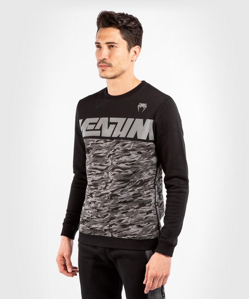 Venum Connect Crewneck Miesten Puserot Mustat | 20143-YZVK | Suomi