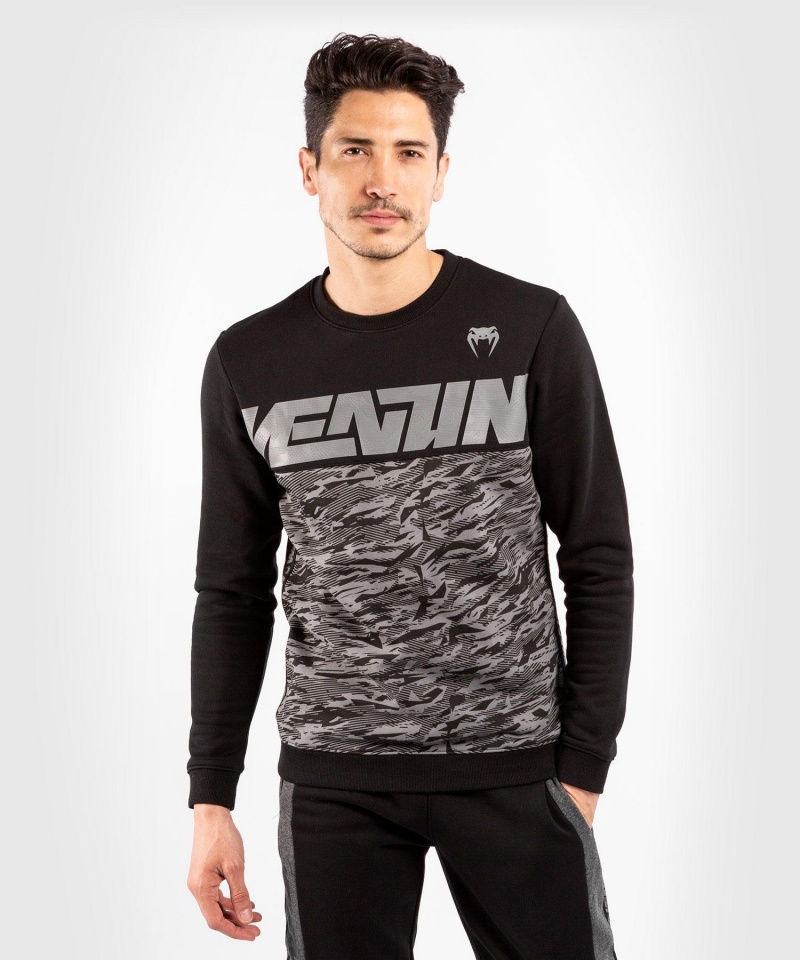 Venum Connect Crewneck Miesten Puserot Mustat | 20143-YZVK | Suomi