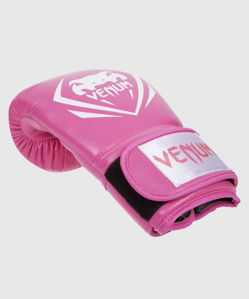 Venum Contender(Muay Thai) Naisten Nyrkkeilyhanskat Pinkki | 95608-TQNZ | Suomi