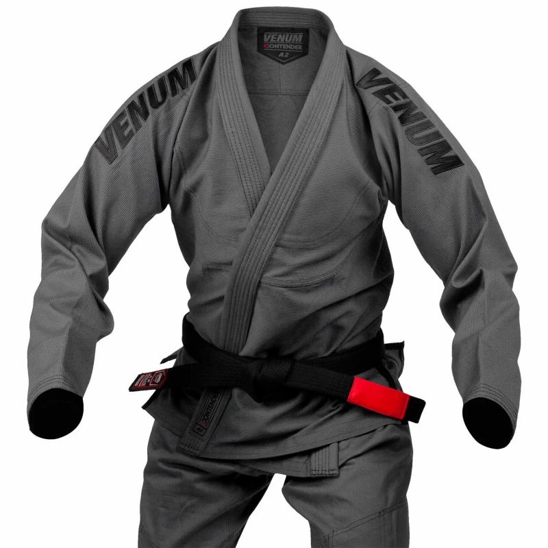 Venum Contender Evo BJJ Gi Miesten BJJ Kimonos Tummanharmaat | 49235-NOZC | Suomi