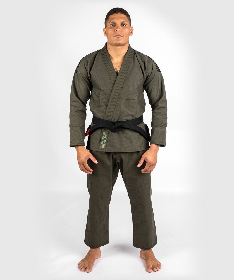 Venum Contender Evo Brazilian Jiu Jitsu Gi Miesten BJJ Kimonos Khaki | 70416-YOPJ | Suomi