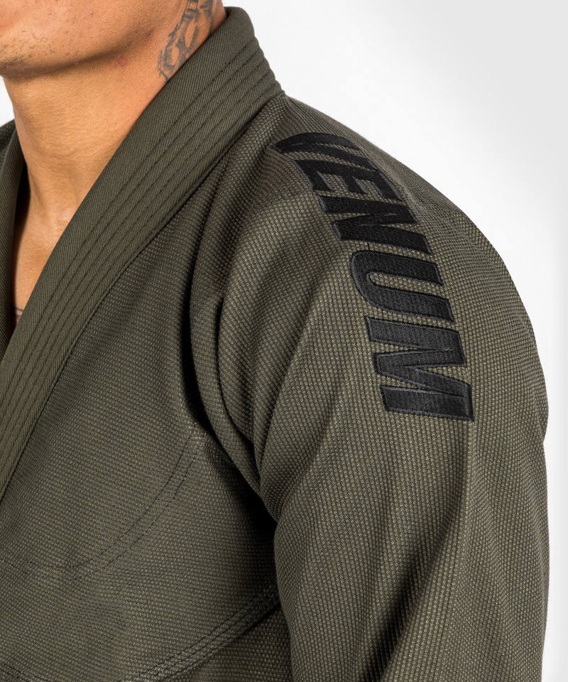 Venum Contender Evo Brazilian Jiu Jitsu Gi Miesten BJJ Kimonos Khaki | 70416-YOPJ | Suomi