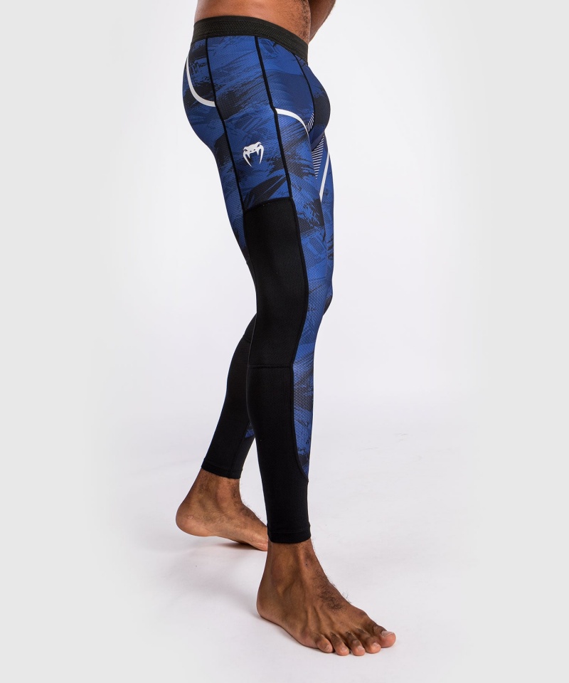 Venum Electron 3.0 Spats(Compression) Miesten Leggings Laivastonsininen | 43825-JUQN | Suomi