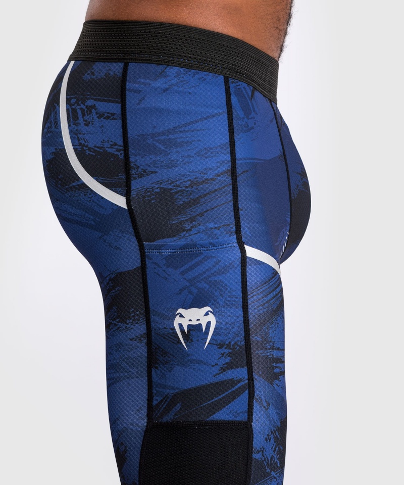 Venum Electron 3.0 Spats(Compression) Miesten Leggings Laivastonsininen | 43825-JUQN | Suomi