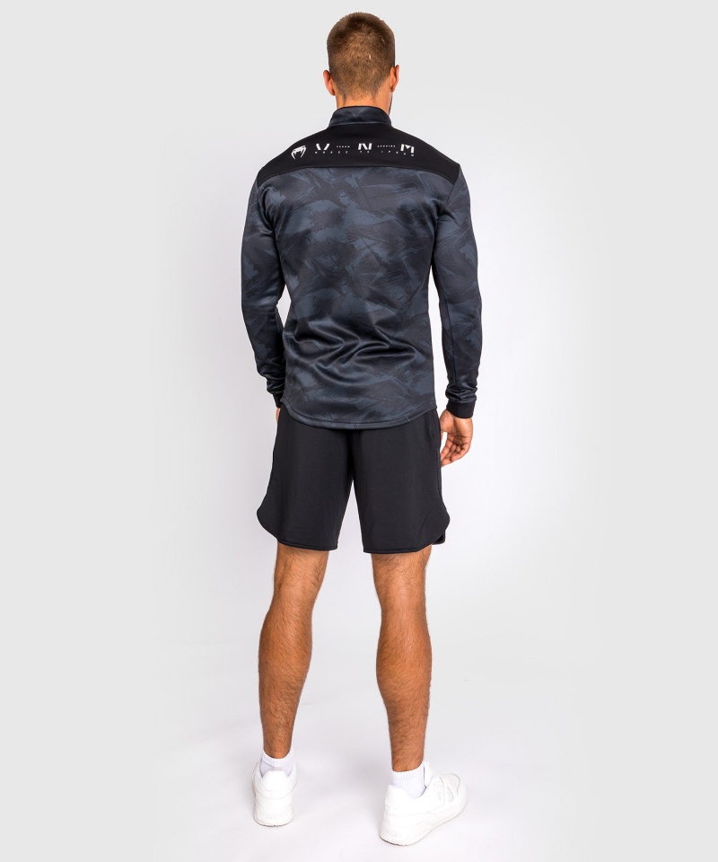 Venum Electron 3.0 Talvi Dry Tech Long Sleeves Miesten T-Paita Mustat | 53061-SEOL | Suomi