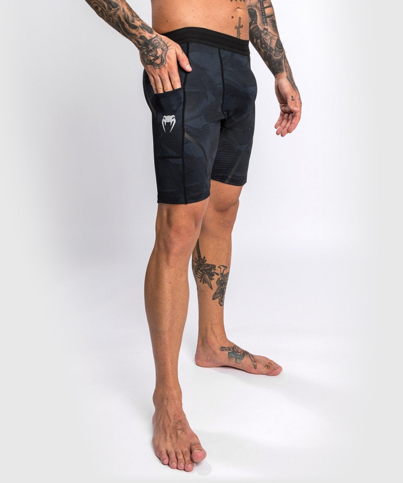 Venum Electron 3.0 Vale Tudo(Compression) Miesten Shortsit Mustat | 48326-POKC | Suomi