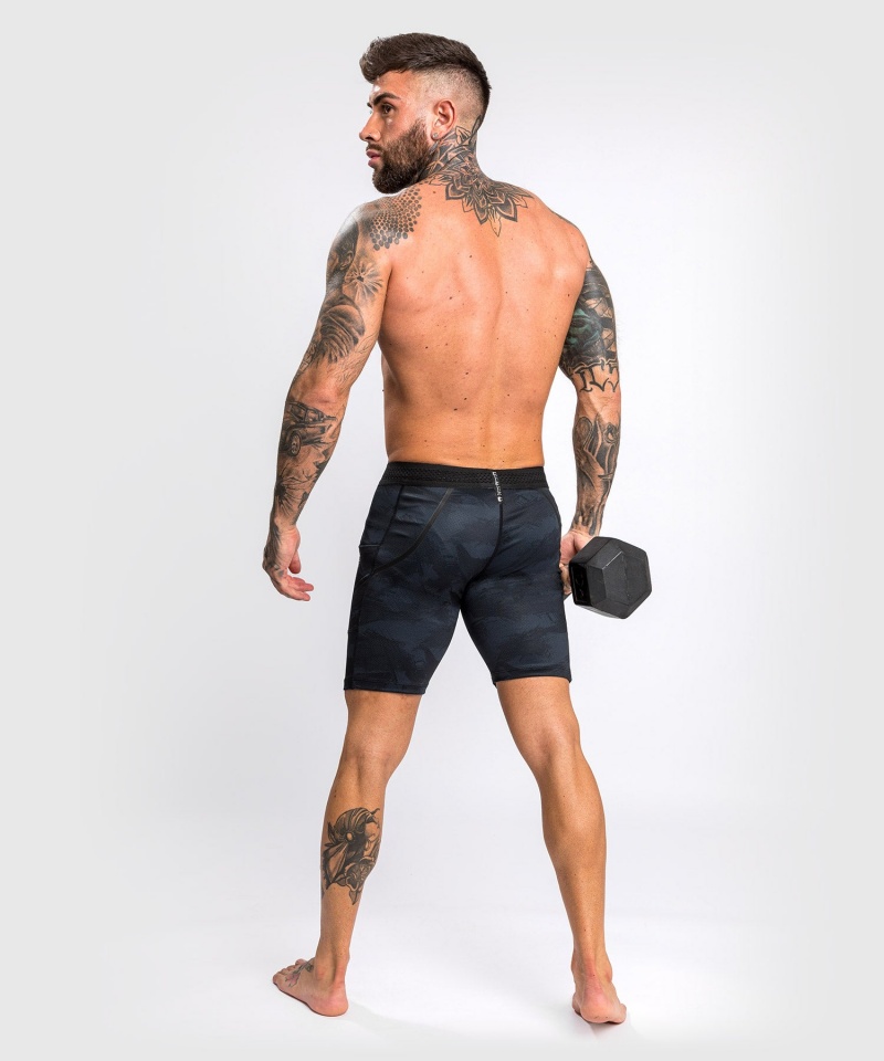 Venum Electron 3.0 Vale Tudo(Compression) Miesten Shortsit Mustat | 48326-POKC | Suomi