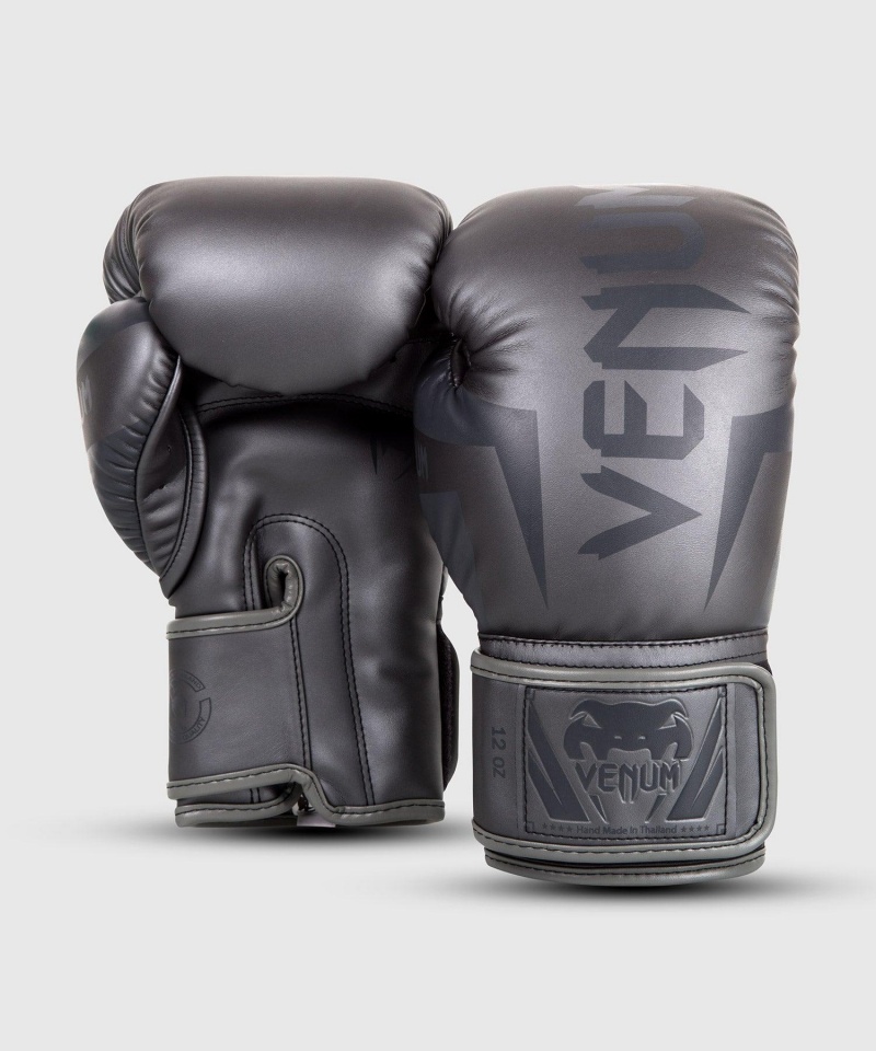 Venum Elite(Muay Thai) Miesten Nyrkkeilyhanskat Harmaat | 34602-KFMA | Suomi