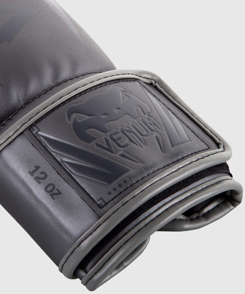 Venum Elite(Muay Thai) Miesten Nyrkkeilyhanskat Harmaat | 34602-KFMA | Suomi