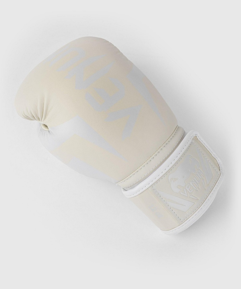 Venum Elite(Muay Thai) Miesten Nyrkkeilyhanskat Valkoinen | 37516-XRGO | Suomi