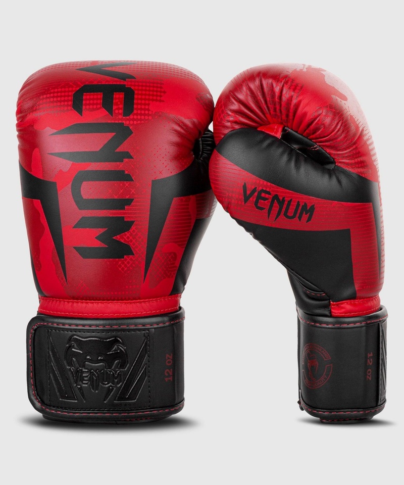 Venum Elite(Muay Thai) Naisten Nyrkkeilyhanskat Punainen | 70815-STBG | Suomi