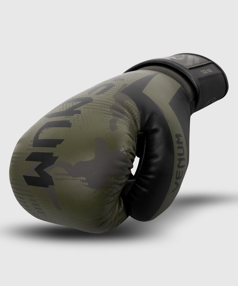 Venum Elite(Muay Thai) Naisten Nyrkkeilyhanskat Khaki | 30825-ZDWV | Suomi