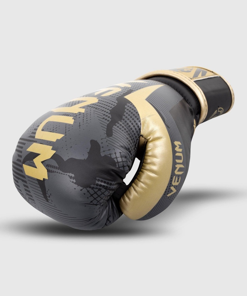 Venum Elite(Muay Thai) Naisten Nyrkkeilyhanskat Kultaiset | 17269-MBYQ | Suomi